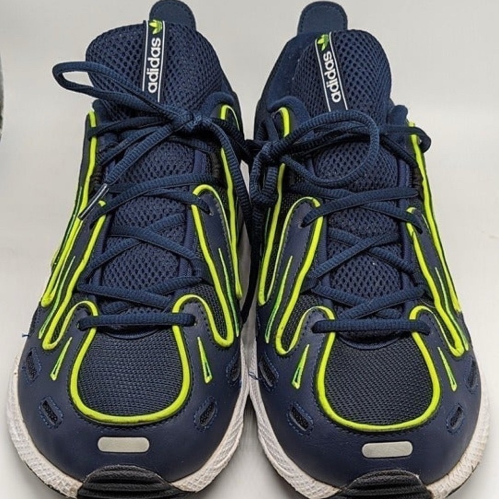 Adidas Original EQT Gazelle Navy Blue and Yellow Mens 11.5 Trainers EE4771